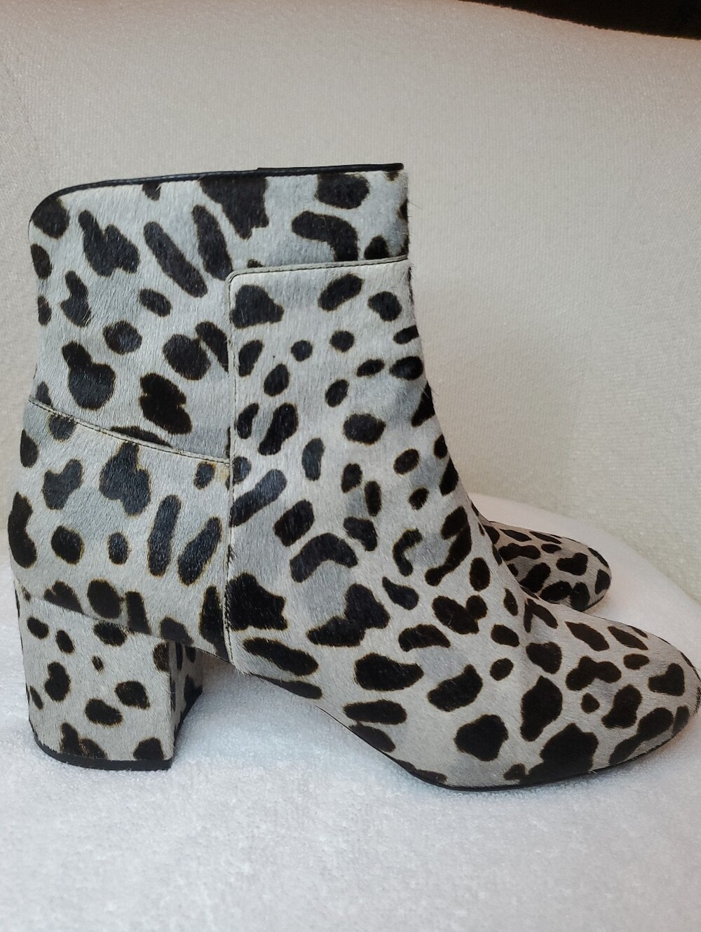 Cole Haan Arden Grand OS Bootie in Mercer Ocelot Print Black &  Gray Women's 9.5
